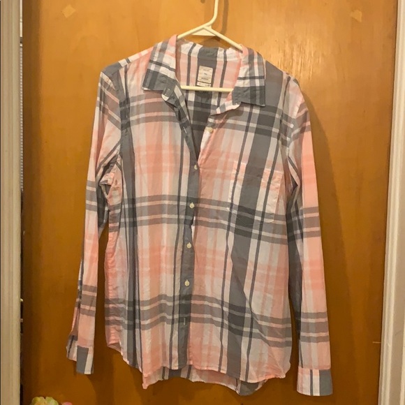 Gap LS boyfriend button down